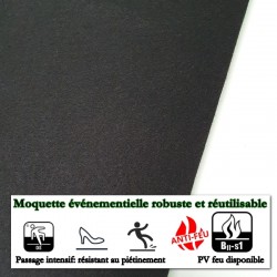 tapis événementiel pas cher noir