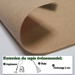 tapis de stand expo beige