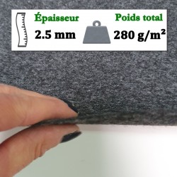 moquette fine et pas chère anthracite