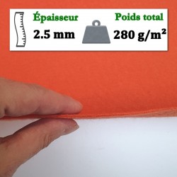 moquette fine et pas chère orange
