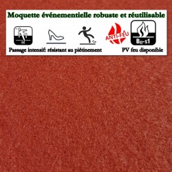 tapis rouge bordeaux décoration événementielle