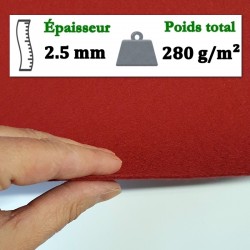 tapis de cérémonie et mariage personnalisé rouge bordeaux