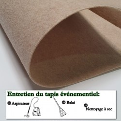 moquette pour stand exposition beige