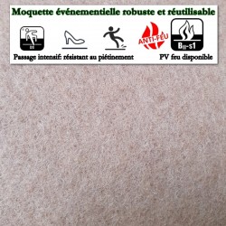 poser du tapis événementiel