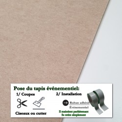 tapis d'église pas cher beige