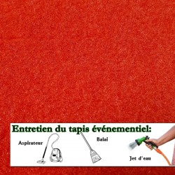 comment nettoyer son tapis événementiel rouge