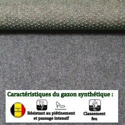 gazon synthétique à la coupe