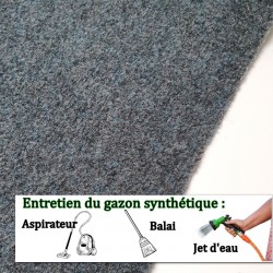 entretien d'un gazon synthétique