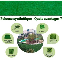 rouleau de tapis en gazon synthétique en grande largeur