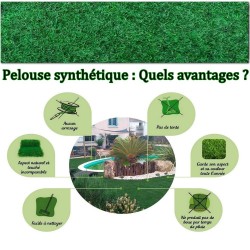 rouleau de tapis en gazon synthétique en grande largeur