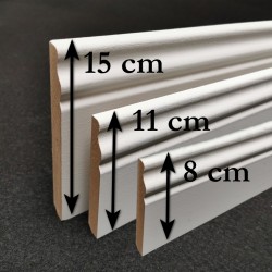 coller plinthe bois blanches