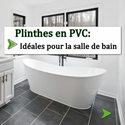 Plinthe souple pour salle de bain