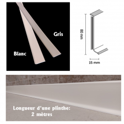 comment fixer des plinthes en pvc ?