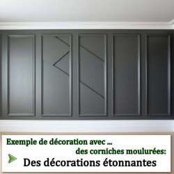 cimaises moulurées blanches pas chères
