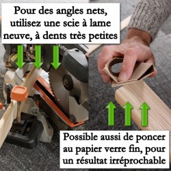 plinthe bois avec moulure