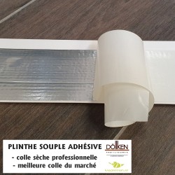 plinthe PVC blanc auto adhésive