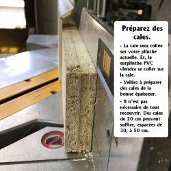 achat surplinthe PVC