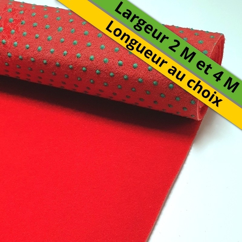 tapis événementiel pas cher rouge