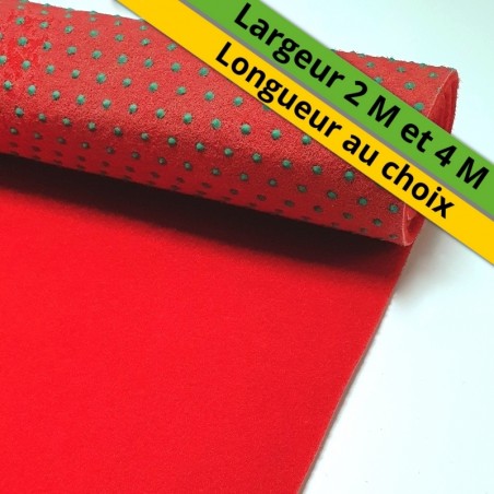 gazon synthétique pas cher rouge