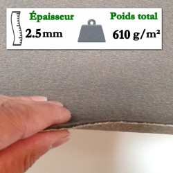 moquette événementielle taupe grande largeur