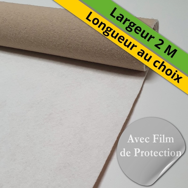 moquette événementielle au mètre blanche avec film