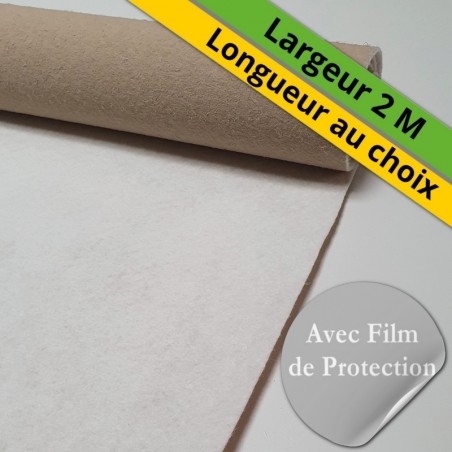 moquette événementielle au mètre blanche avec film