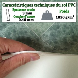 rouleau de sol PVC passage intensif