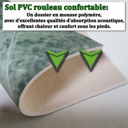 revêtement de sol salle de bain PVC