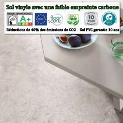 revêtement de sol salle de bain PVC