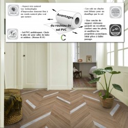 revêtement de sol salle de bain en PVC