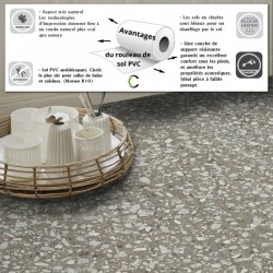 revêtement de sol salle de bain en PVC