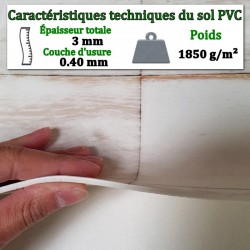 revêtement de sol salle de bain PVC