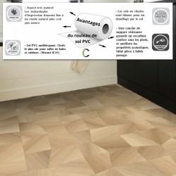 sol PVC rouleau passage intensif