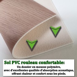 sol pvc rouleau 4 m pas cher