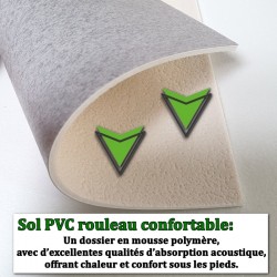sol pvc rouleau 4 m et 2 m pas cher