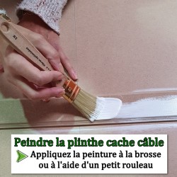 plinthe cache câble pour salon