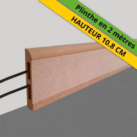 plinthe électrique cache câble