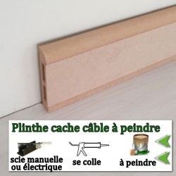 plinthe électrique bois