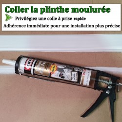 comment couper des plinthes bois à peindre