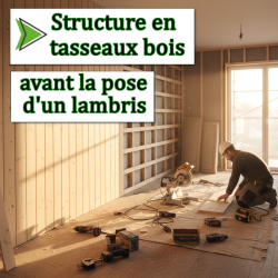 Tasseaux de menuiserie en bois massif