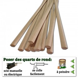 quart de rond 14 x 14 mm