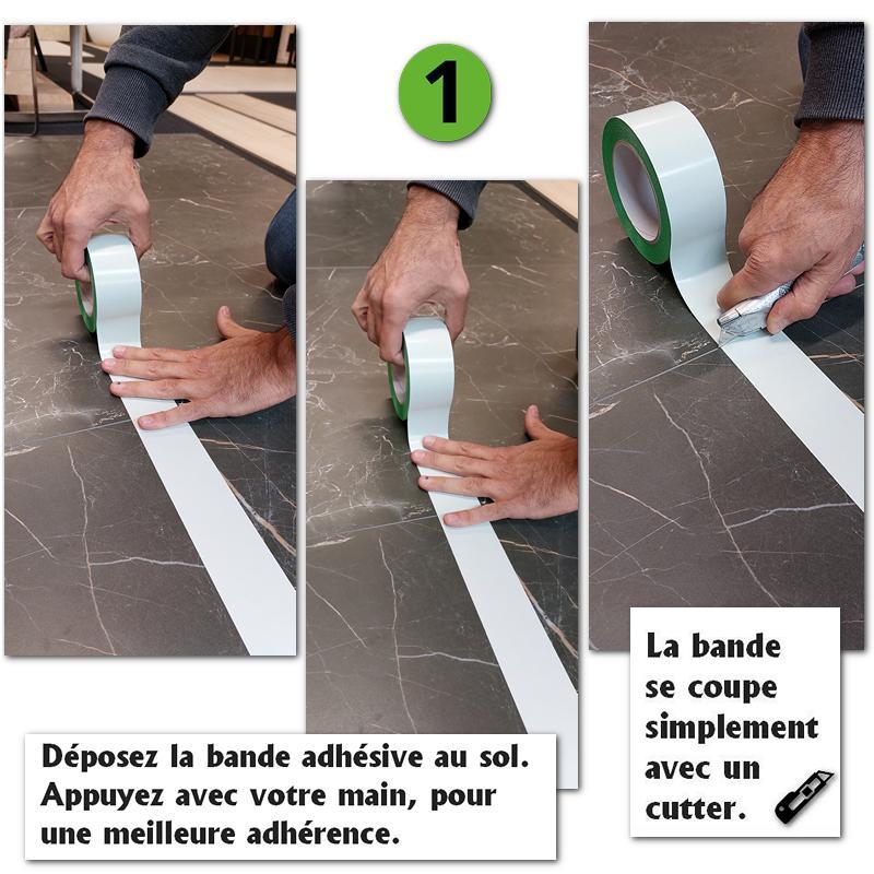 poser un tapis de mariage