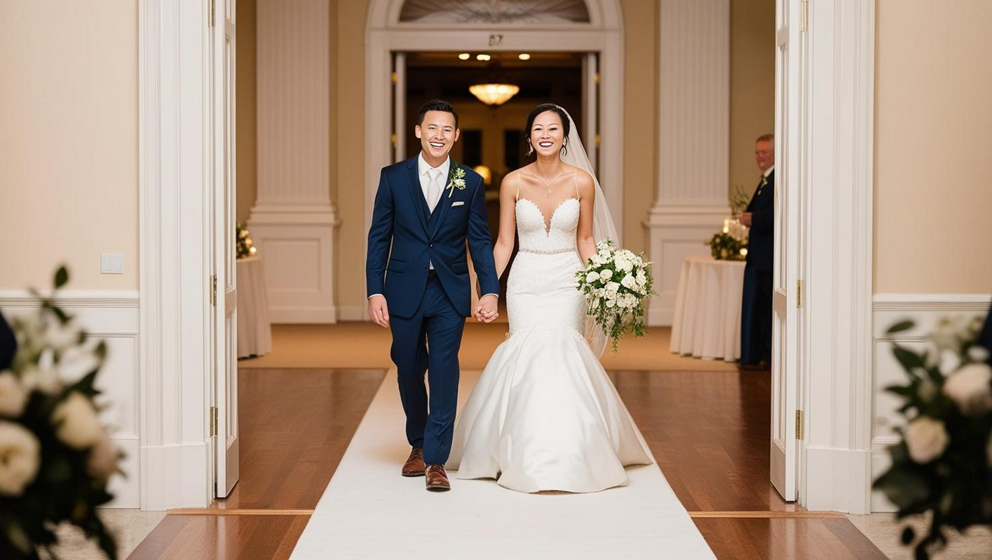 tapis de mariage bohême