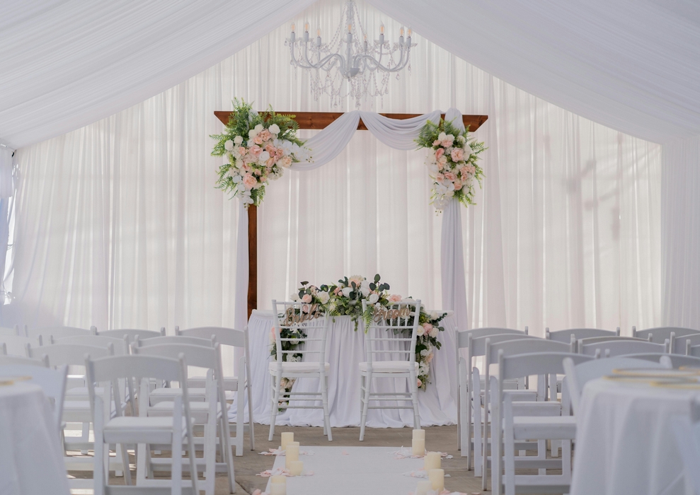 tapis d'église blanc